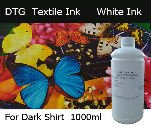 White dtg textile ink 1000ml