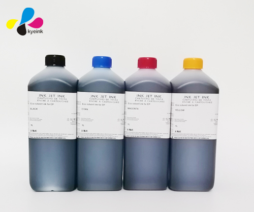 eco rush ecosolvent ink  water based eco solvent ink for epson desktop printer making a Shirt